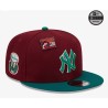 Dark Red New York Yankees MLB Big League Chew 9FIFTY Snapback Cap