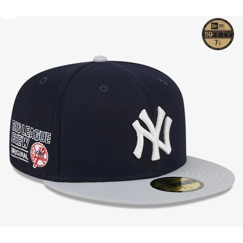 Dark Blue New York Yankees MLB Big League Chew 59FIFTY Fitted Cap