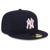 Dark Blue New York Yankees MLB Mother's Day 2024 59FIFTY Fitted Cap