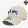 White New York Yankees MLB Wordmark 9TWENTY Adjustable Cap