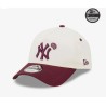 White New York Yankees Paisley Hit 9FORTY A-Frame Cap