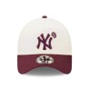 White New York Yankees Paisley Hit 9FORTY A-Frame Cap