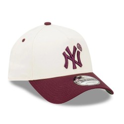 White New York Yankees Paisley Hit 9FORTY A-Frame Cap