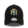 Black New York Yankees Floral 9FORTY Adjustable Cap