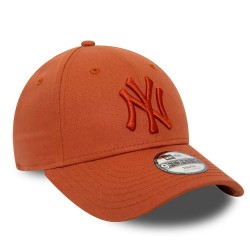 Brown New York Yankees League Essential Youth 9FORTY Adjustable Cap