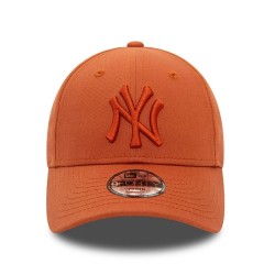 Brown New York Yankees League Essential Youth 9FORTY Adjustable Cap