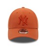 Brown New York Yankees League Essential Youth 9FORTY Adjustable Cap