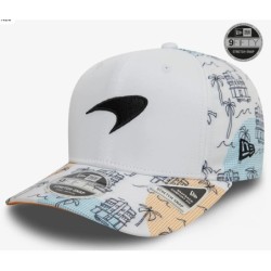 White McLaren Racing Miami Race Special 9FIFTY Stretch Snap Cap