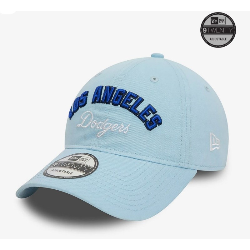 Pastel Blue LA Dodgers MLB Wordmark 9TWENTY Cap