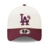 White LA Dodgers Paisley Hit 9FORTY A-Frame Cap