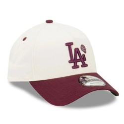 White LA Dodgers Paisley Hit 9FORTY A-Frame Cap