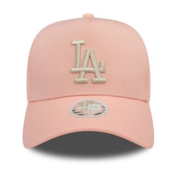 Pastel Pink LA Dodgers Metallic Women's A-Frame Cap