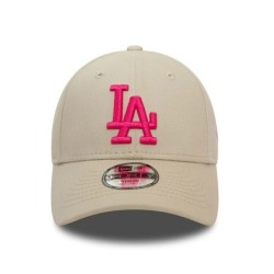 Beige LA Dodgers League Essential Youth 9FORTY Adjustable Cap