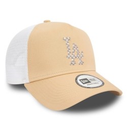 Beige LA Dodgers Seasonal Infill A-Frame Cap