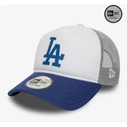 Blue LA Dodgers MLB Logo A-Frame Trucker Cap