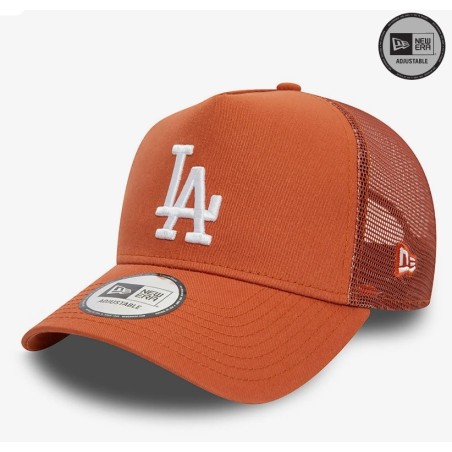 Brown LA Dodgers League Essential A-Frame Cap