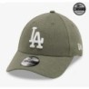 Green LA Dodgers Linen 9FORTY Cap