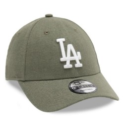 Green LA Dodgers Linen 9FORTY Cap