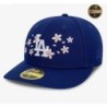 Dark Blue LA Dodgers Cherry Blossom Low Profile 59FIFTY Fitted Cap