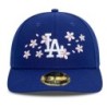 Dark Blue LA Dodgers Cherry Blossom Low Profile 59FIFTY Fitted Cap