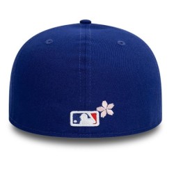 Dark Blue LA Dodgers Cherry Blossom Low Profile 59FIFTY Fitted Cap