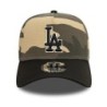 LA Dodgers Camo Crown All Over Print 9FORTY Cap