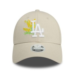 Beige LA Dodgers Denim Mimosa Womens 9FORTY Cap