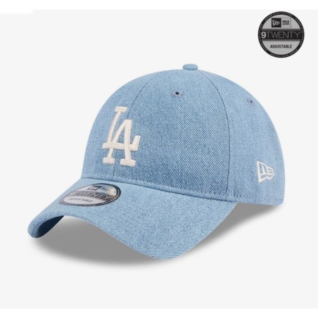 Light Blue LA Dodgers Washed Denim 9TWENTY Adjustable Cap