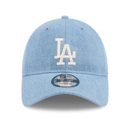 Light Blue LA Dodgers Washed Denim 9TWENTY Adjustable Cap