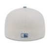 Light beige LA Dodgers Colour Brush 59FIFTY Fitted Cap