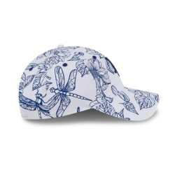 White LA Dodgers Spring All Over Print Women 9TWENTY Cap