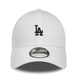 White LA Dodgers Home Field 9FORTY Trucker Cap