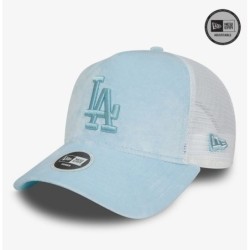 Blue LA Dodgers Velours Women's A-Frame Trucker Cap