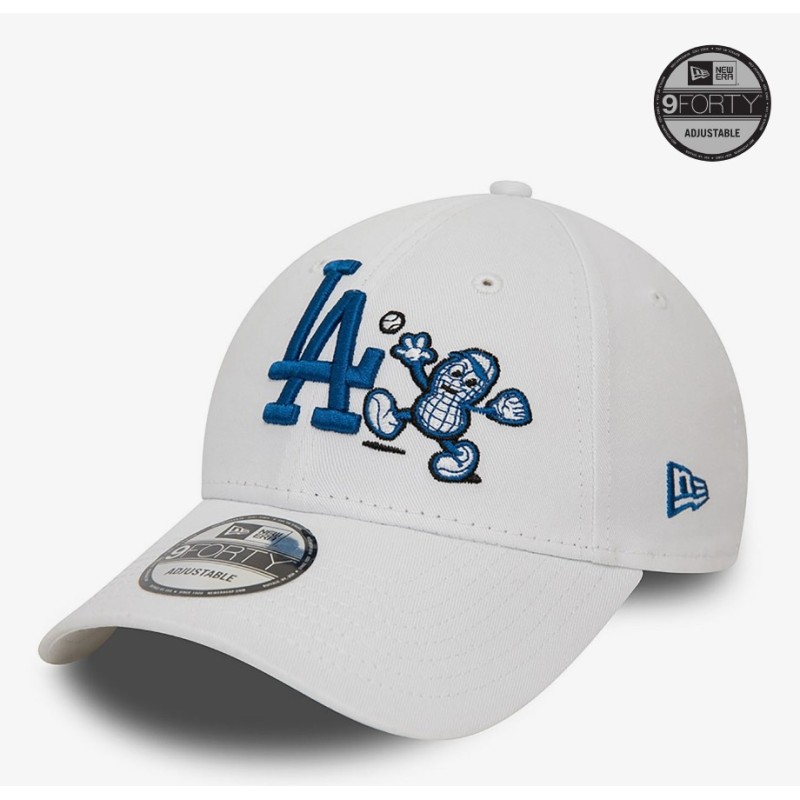 White LA Dodgers Food Character 9FORTY Cap