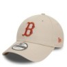 Light beige Boston Red Sox MLB Patch 9FORTY Cap