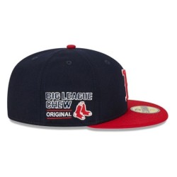 Dark Blue Boston Red Sox MLB Big League Chew 59FIFTY Fitted Cap