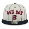 White Boston Red Sox Jersey Pinstripe 9FIFTY Snapback Cap