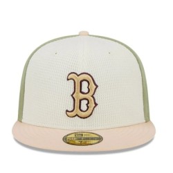 Pastel Green Boston Red Sox Thermal Front 59FIFTY Fitted Cap