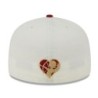 White Boston Red Sox Be Mine 59FIFTY Fitted Cap