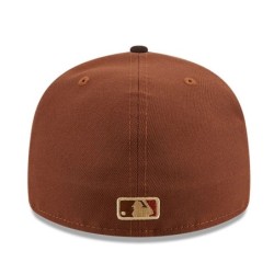 Dark Brown Boston Red Sox Velvet Fill Low Profile 59FIFTY Cap