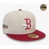 Beige Boston Red Sox 2Tone Cloud 59FIFTY Fitted Cap