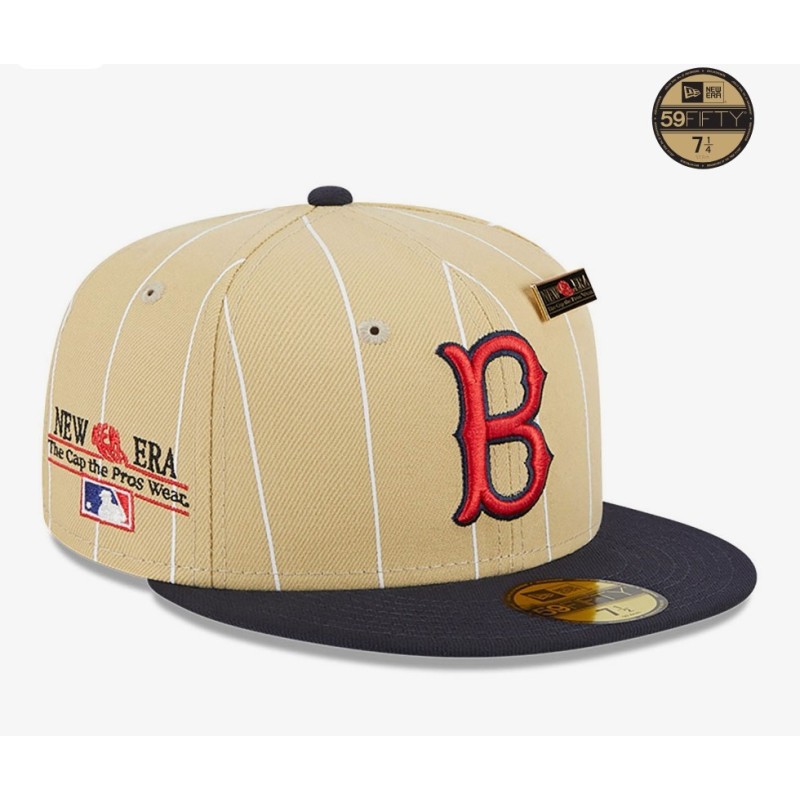 Beige Boston Red Sox 59FIFTY Day 59FIFTY Fitted Cap