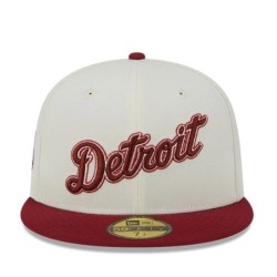 White Detroit Tigers Be Mine 59FIFTY Fitted Cap