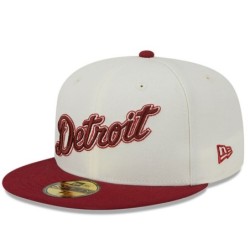 White Detroit Tigers Be Mine 59FIFTY Fitted Cap