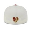 White Detroit Tigers Be Mine 59FIFTY Fitted Cap