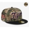 Green Detroit Tigers Camo All Over Print 59FIFTY Fitted Cap