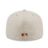 Beige Detroit Tigers Wool Plaid 59FIFTY Fitted Cap