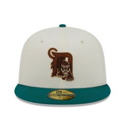 White Detroit Tigers Camp 59FIFTY Fitted Cap