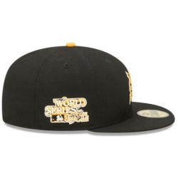 Black Detroit Tigers Tiger Fill 59FIFTY Fitted Cap