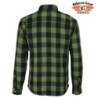 BGA Boston HD Flannel Motorcycle Shirt Army Green/Black